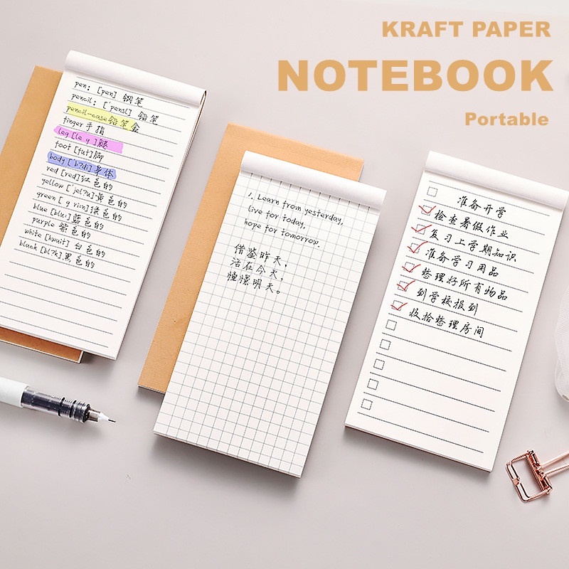 

Memo Small Note Buku Memo kecil untuk travel sekolah kantor A0803