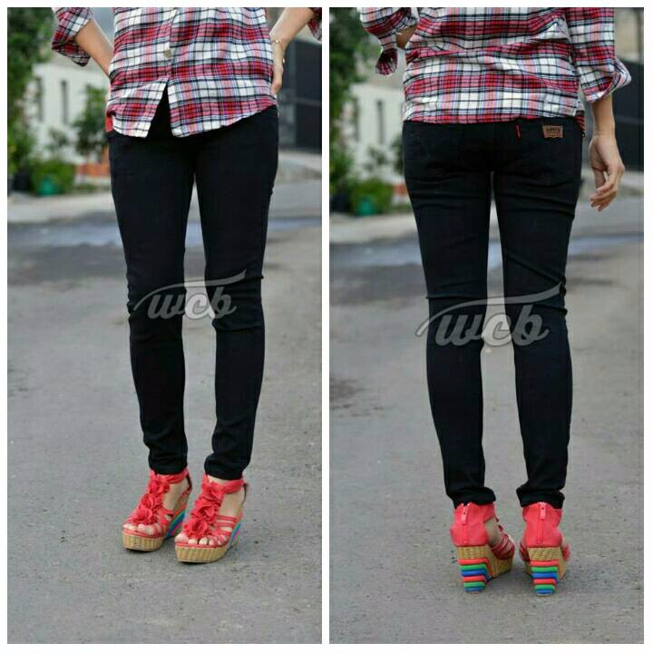 TERLARIS DAN FAST RESPONSE celana jeans levis cewek hitam murah