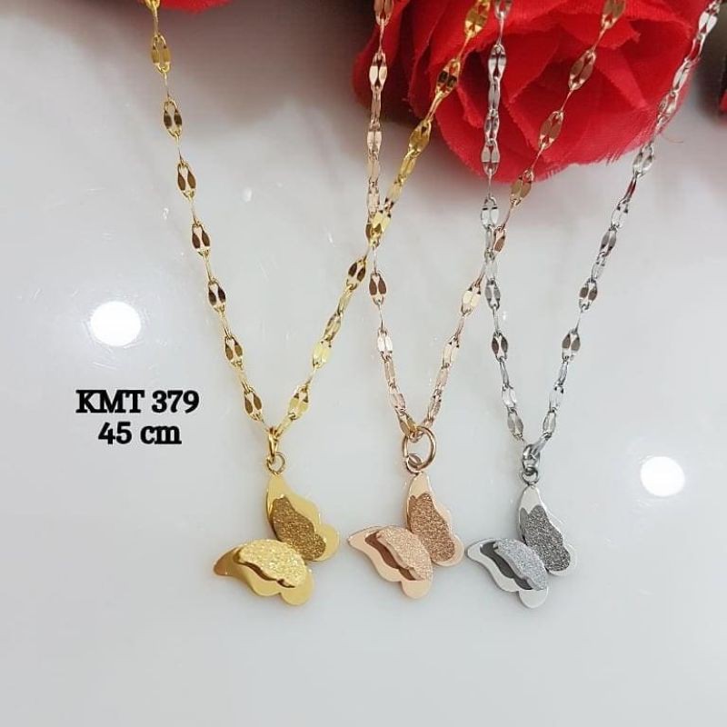 KALUNG TITANIUM WANITA MODEL TERBARU KALUNG LIOTIN UNIK