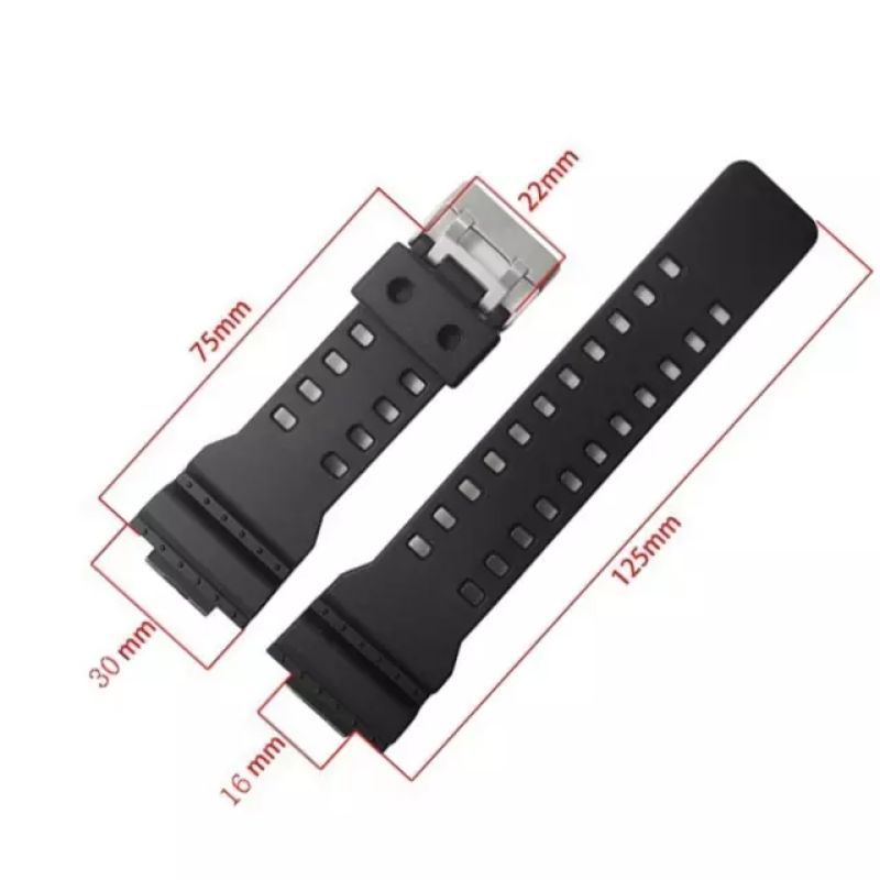 STRAP TALI JAM TANGAN CASIO G-SHOCK GA300 GA-300 GA 300 FREE PEN