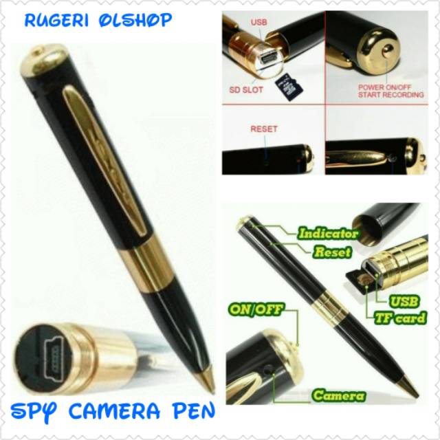 

Spy Camera Pen / Pulpen Kamera Pengintai Kece Kekinian