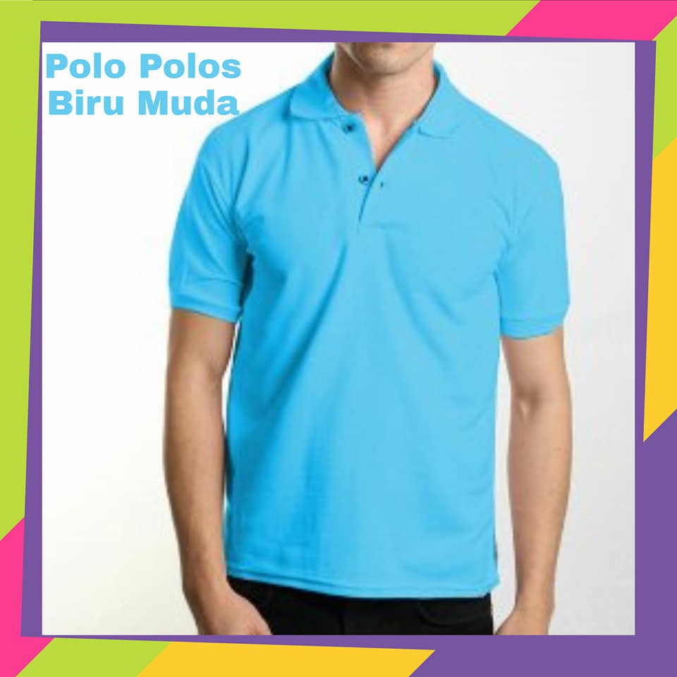 Gambar Baju Polos Warna Biru  Muda  Rahman Gambar