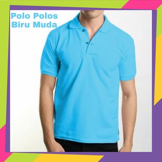 Jual KAOS KERAH POLOS - KAOS POLO POLOS WARNA HITAM, MERAH, BIRU, ABU ...