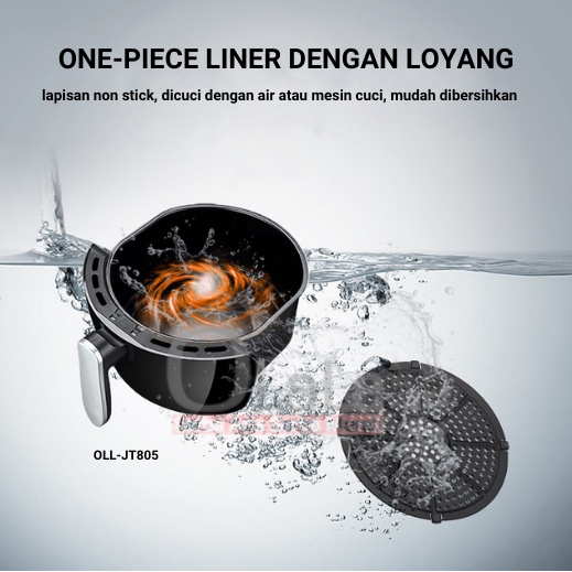 Air Fryer 2Liter Mesin Penggoreng Tanpa Minyak OLL-JT805-2L