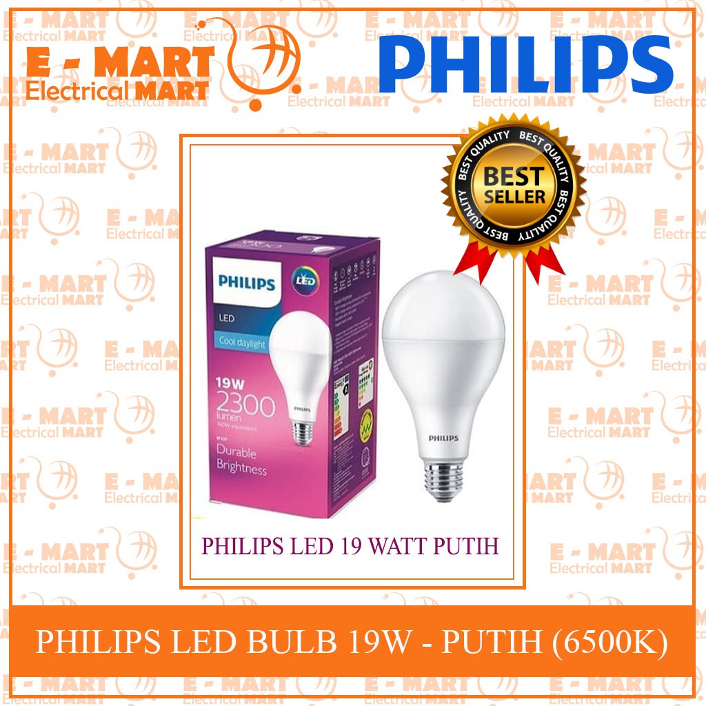 PHILIPS LED 19W 6500K E27 / PHILIPS LED BULB 19 Watt GROSIR