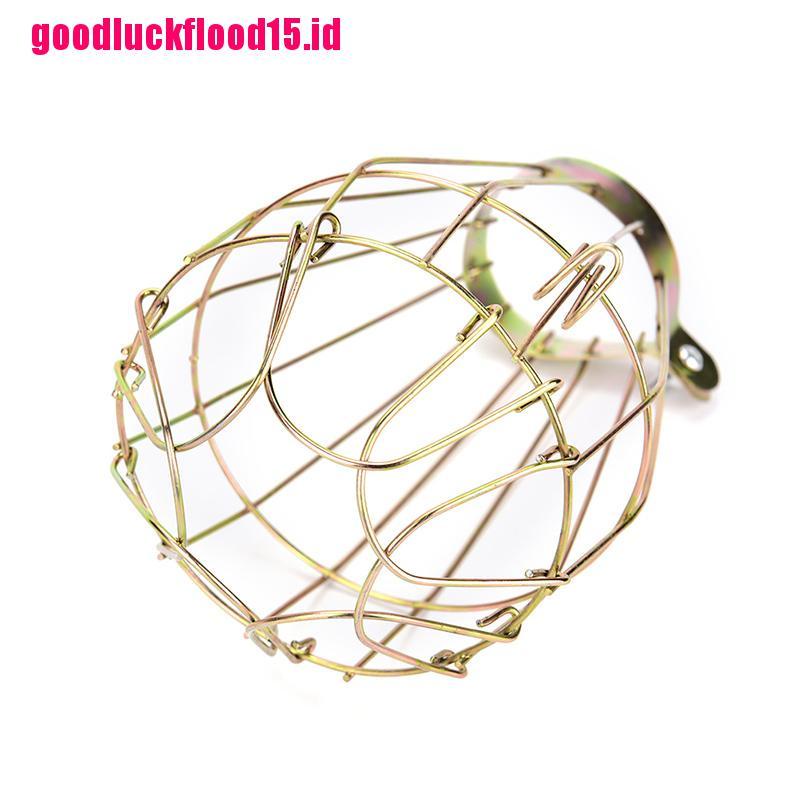 {LUCKID}1pc Iron Wire Bulb Guards Clamp Metal Lamp Cage Retro Trouble Light Parts new