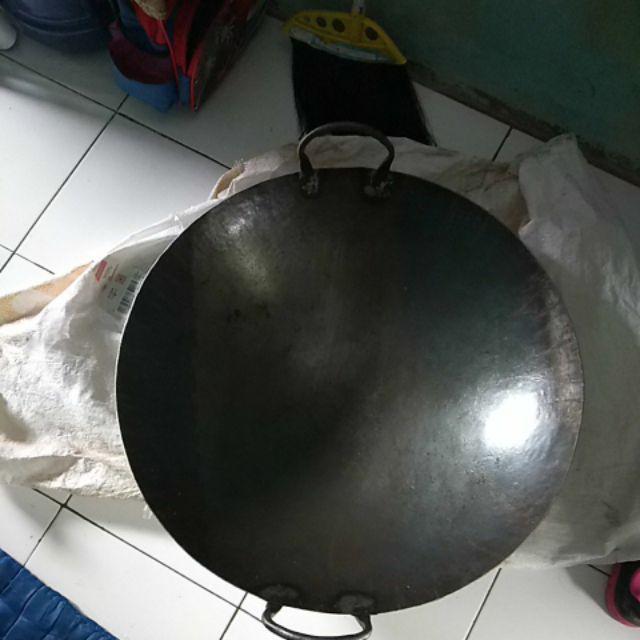 Wajan Nasi Goreng Chinese Food Wajan Resto Plat Baja Hitam 60 Cm