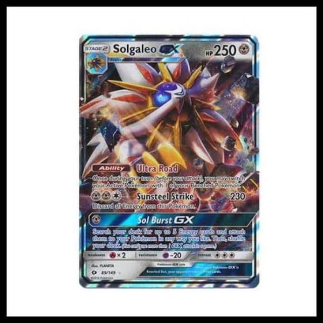Kartu pokemon sun and moon full gx