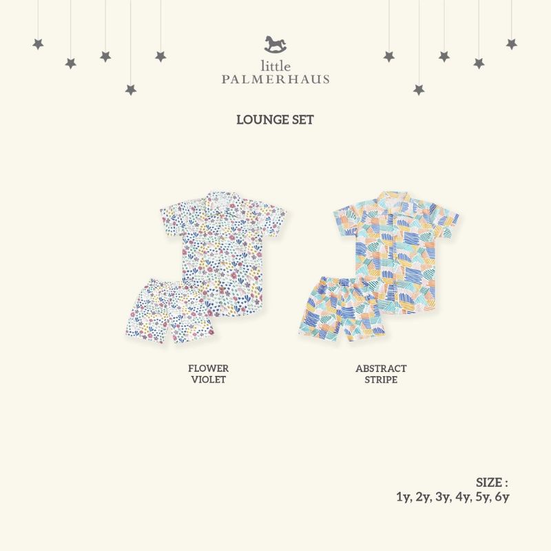 Piyama Anak Little Palmerhaus 2 / Set Lounge Little Palmerhaus