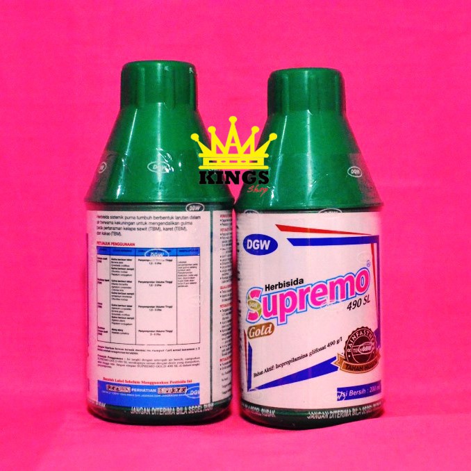 Herbisida Pembasmi Rumput Ilalang Supremo Gold 490 SL 200 ml