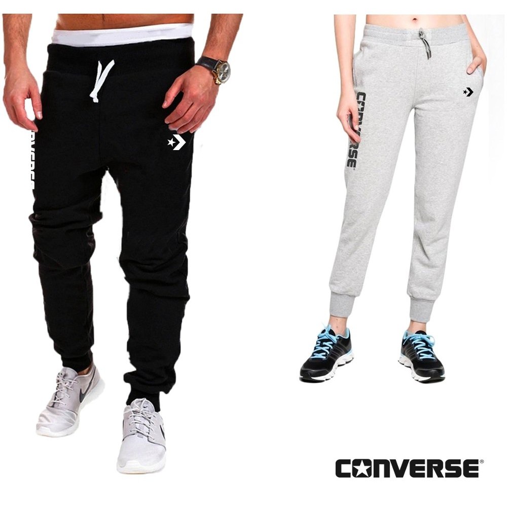 Celana Joger Pria Surfing Distro CONVERSE Premium Renang Pantai Santai Kolor No Cargo Jogger Gym