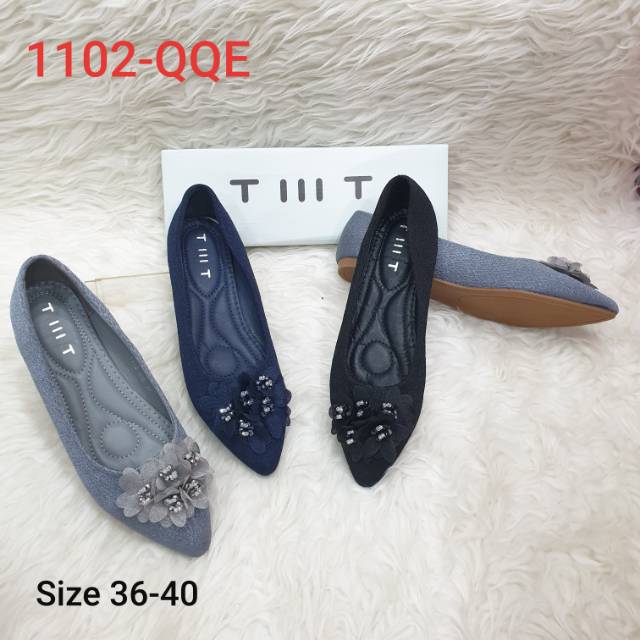 Sepatu Flat TIIIT /1102-QQE/ Size 36-40