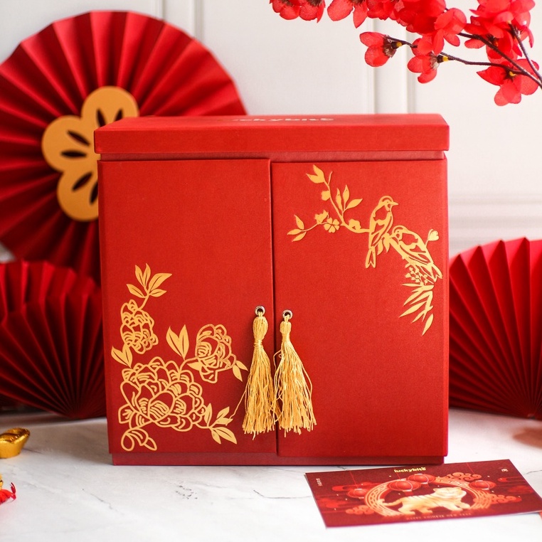 Hampers Imlek FORTUNE (福) SET - PREMIUM HARD BOX