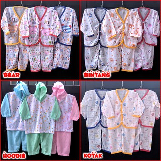 PIYAMA BAJU TIDUR BAYI LAKI LUCU 0-6 BULAN | Shopee Indonesia