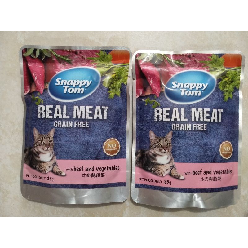 Snappy Tom REAL MEAT Grain Free 85 Gram