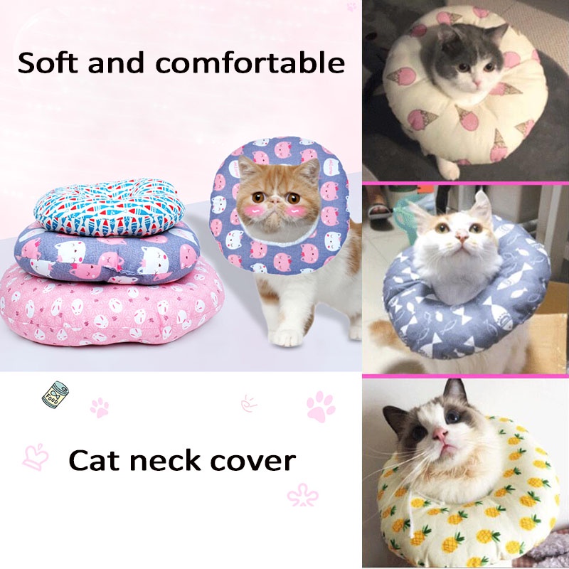 ★〓YUFeiPet〓★ Pet Collar Soft Sponge Anti-licking and Anti-biting Ring Cat Dog Clean Beauty Protective Headgear