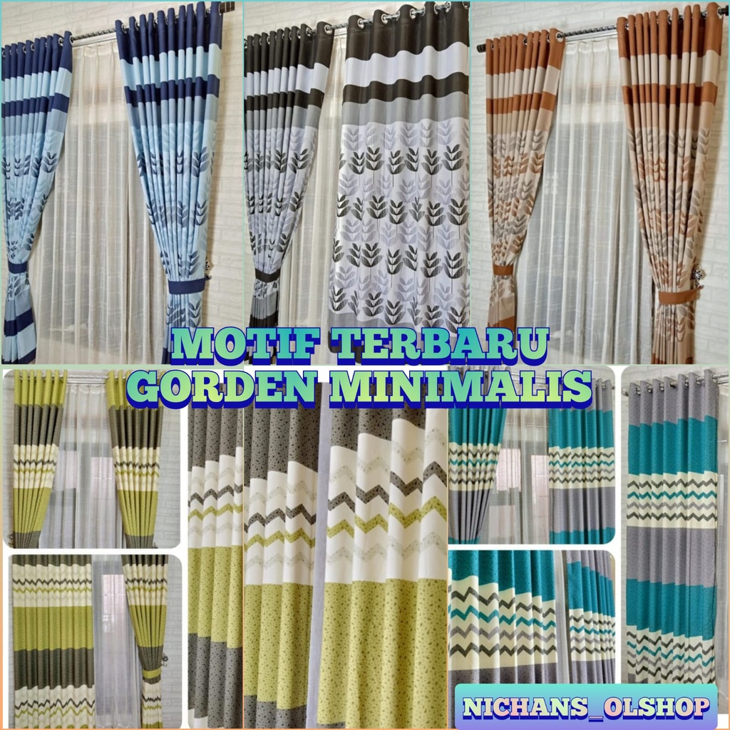 GORDEN SMOKRING MOTIF MINIMALIS TERBARU / GORDEN SULTAN MEWAH MODEL SMOKRING / GORDEN WARNA BIRU