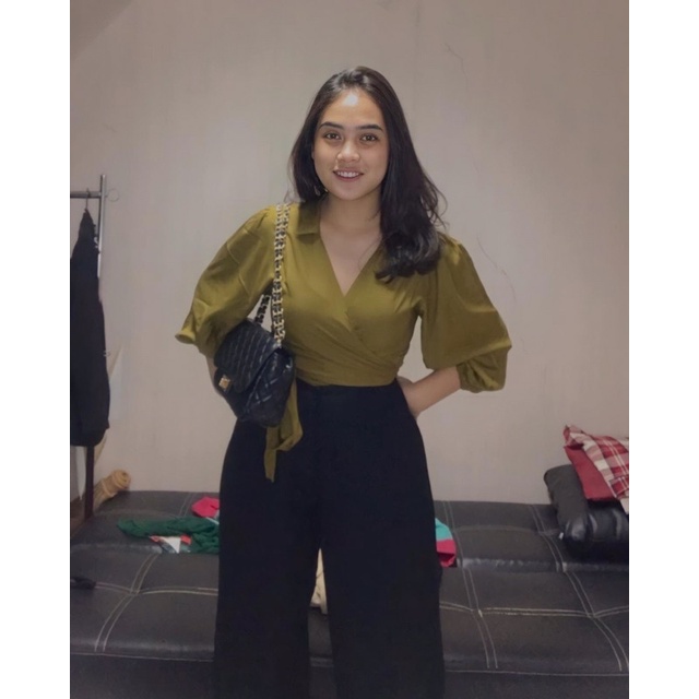 kalea wrap top / wrap top