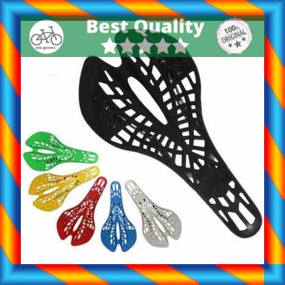 Jok Sadel sepeda lipat polygon united mtb gunung Hollow Ultralight - Hitam