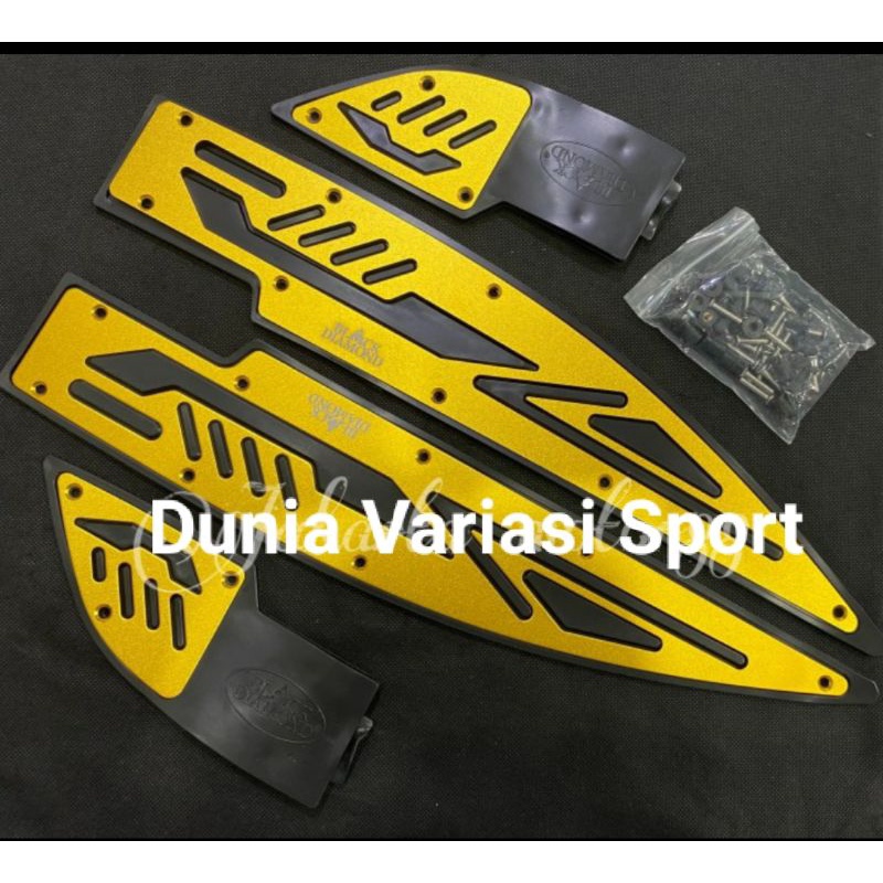 Bordes/Karpet Pijakan Kaki PCX 160 New Black Diamond Original