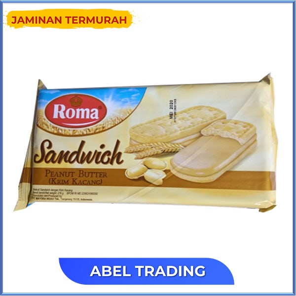 

Roma Sandwich Peanut 216Gr