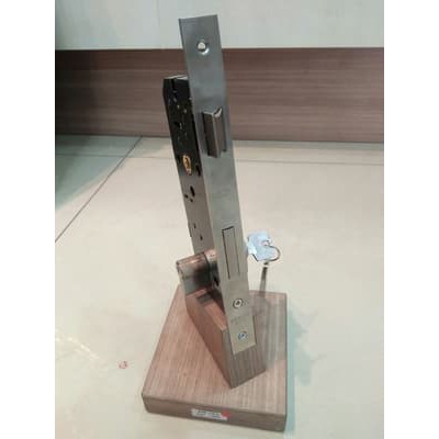 BODY KUNCI PALOMA MSP 092 PINTU SWING LOCKCASE MORTISE Stainless Steel 40MM + CYLINDER KUNCI