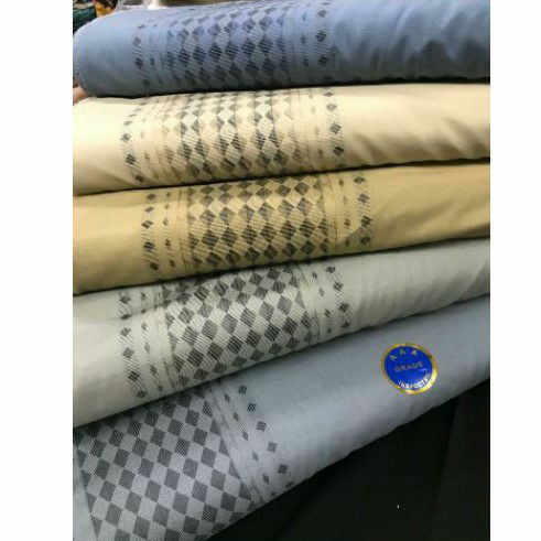 Katun Import Koko Biru Coklat Krem Abu