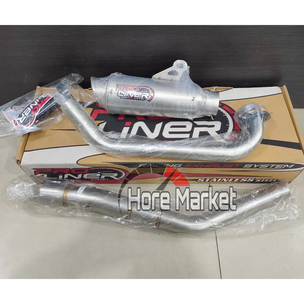 KNALPOT PROLINER VIXION NEW NVL ADVANCE 2013 2014 2015 2016 TR 1R SHORT TITAN ORIGINAL 100%