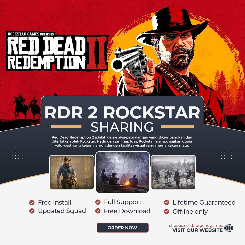 RED DEAD REDEMPTION RDR 2 PC GAME ORIGINAL