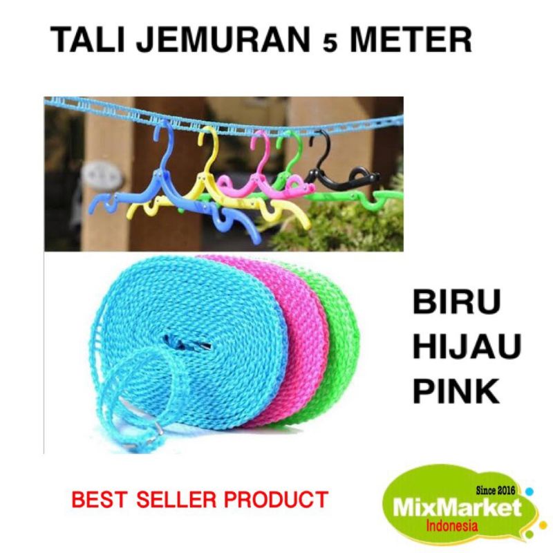 TALI JEMURAN 5 METER DAN 10 M