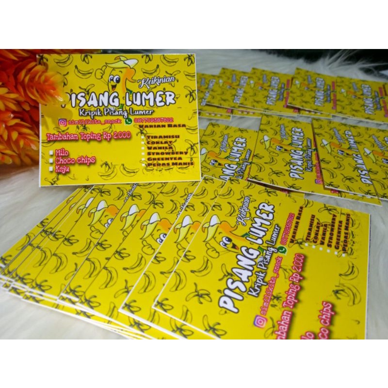 

stiker makanan termurah kualitas premium + desain