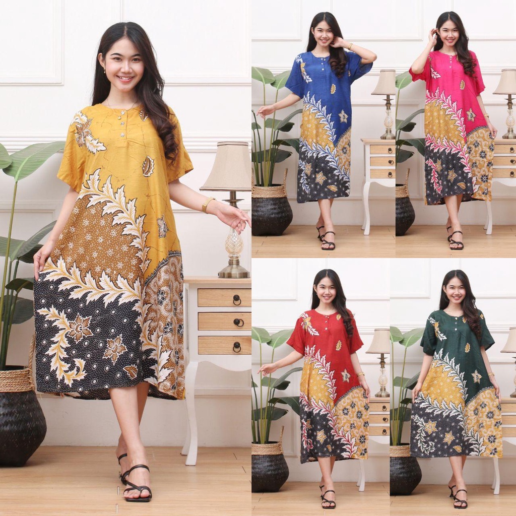 Daster Jumbo BIANCA Daster Busui  Daster Cantik  Baju Tidur  Baju santai  Daster Batik