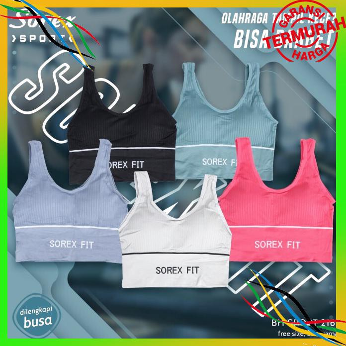 OLAHRAGA BH SPORT BRA SPORT SOREX 2161 FITNESS GYM SENAM YOGA BAYAR COD