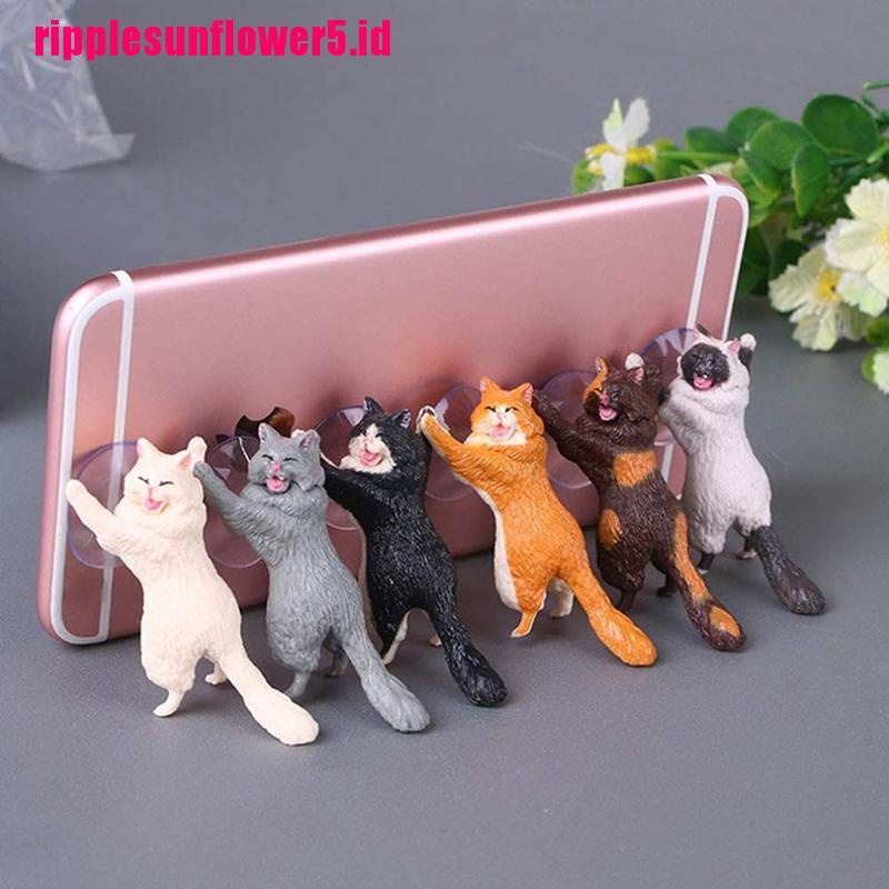 Stand Holder Bentuk Kucing Lucu Untuk Handphone