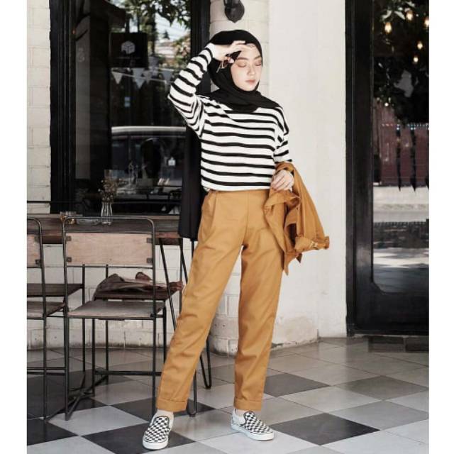  BAGGY  PANT  XL BAHAN  AMERICAN DRILL CELANA  BAHAN  CASUAL 