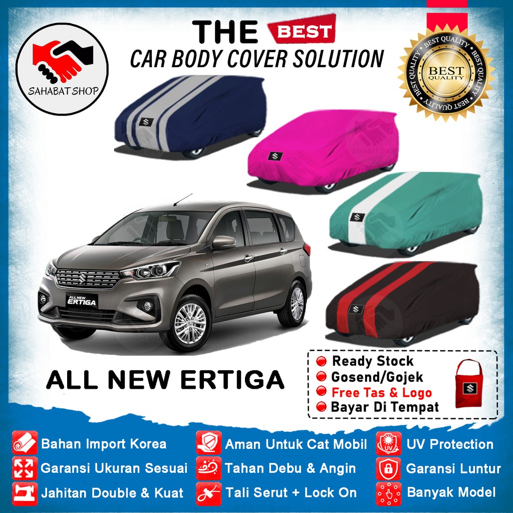 Body Cover Mobil Ertiga / Sarung Mobil All New Ertiga GX GL Sport Dreza Outdoor / Selimut Tutup Mantel Pelindung Jas Bungkus Kerodong Kelambu Penutup Suzuki Ertiga Lama 2012 2013 2014 2015 2016 2017 2018 2019 2020 2021 2022 2023 Mantol Waterproof