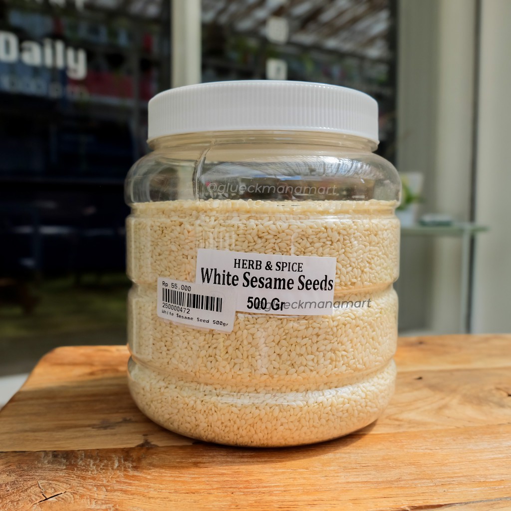 

White Sesame Seeds Premium / Biji wijen putih 500 gr