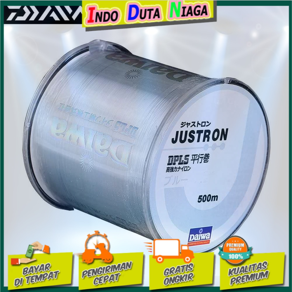 DAIWA JUSTRON Senar Tali Benang Pancing Nylon Series Braided 500M DPLS