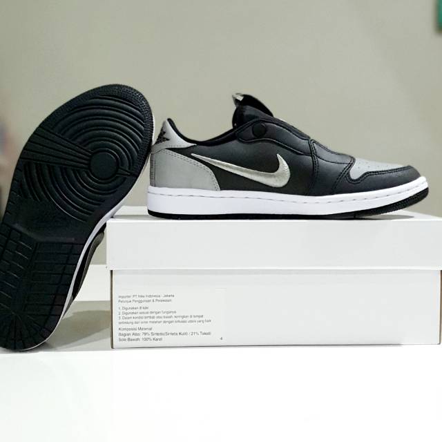 Nike Air Jordan 1 Low Slip on Shadow, 100% original, BNIB Women size: US  7 / EU 38