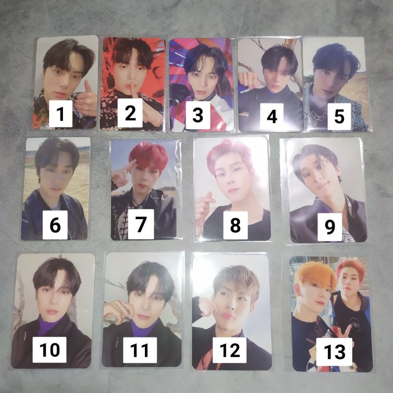 Photocard Monsta X No Limit Minhyuk Hyungwon Jooheon Unit Jooheon Kihyun