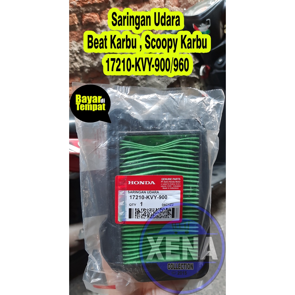 Filter Udara BEAT LAMA / BEAT Karbu / Scoopy / Filter-Saringan-Busa Udara-Hawa-Air Honda Beat Karbu/Scoopy Carbu / Filter Udara Honda Beat Karbu / FILTER UDARA BEAT KARBU - KVY / Filter Udara / Saringan Udara Beat Karbu scoopy karbu 17210 KVY 960