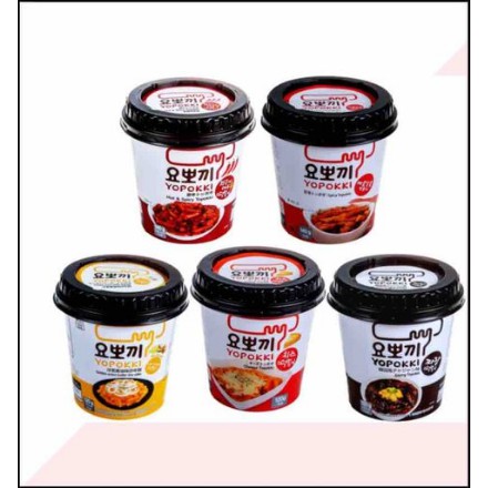 

Yopokki Rice Cake Korea CUP/ Original/ Spicy/ Jjanjang/ Import