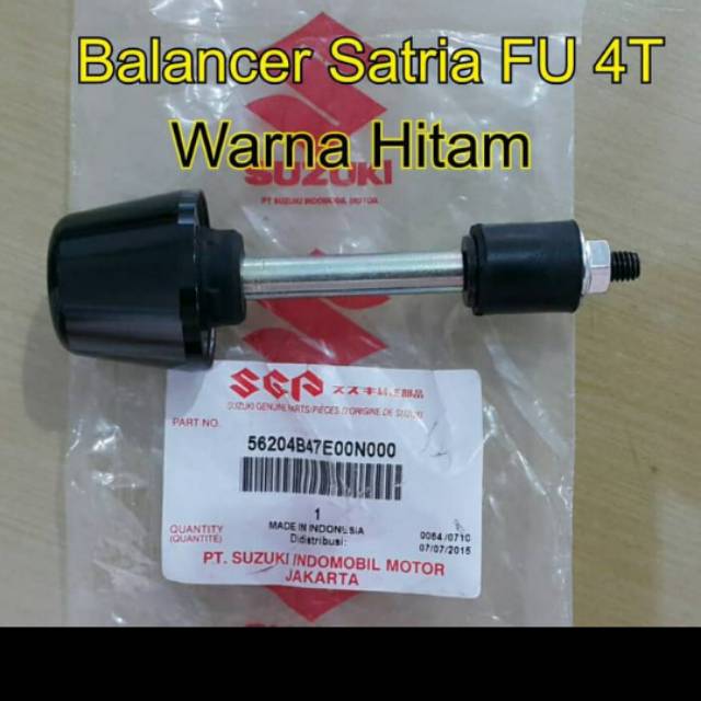 Balancer/jalu/bandul stir Satria FU warna hitam hrg satuan