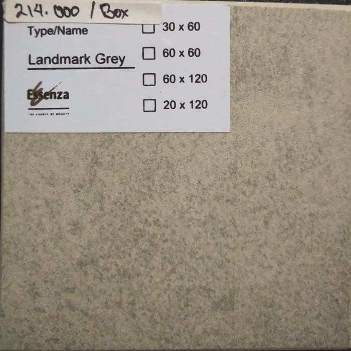 Granit Essenza Marble Landmark Grey Ukuran 60x60 sparepart