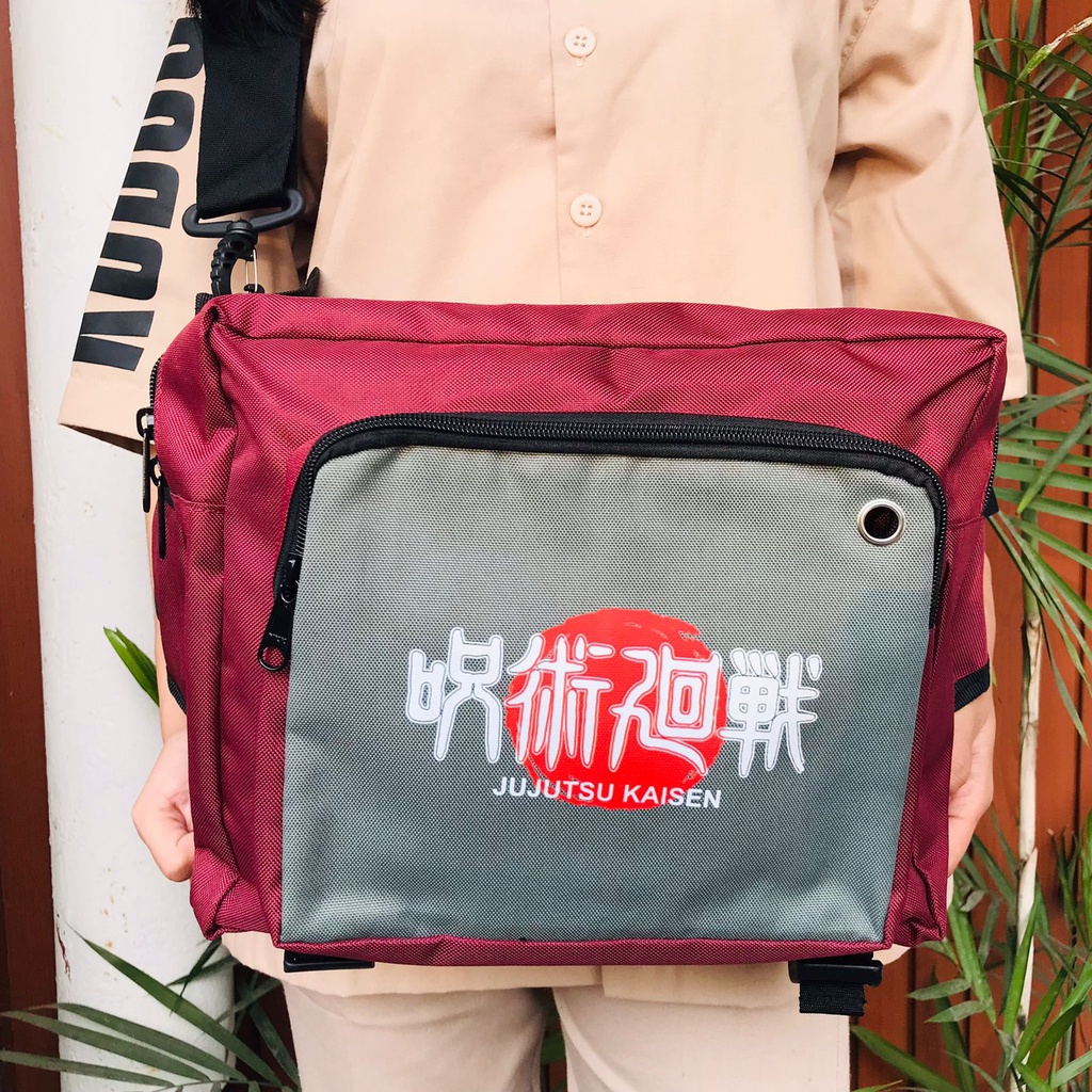 Slingbag Amplify Jujutsu Kaisen Logo Anime Manga Premium Unisex