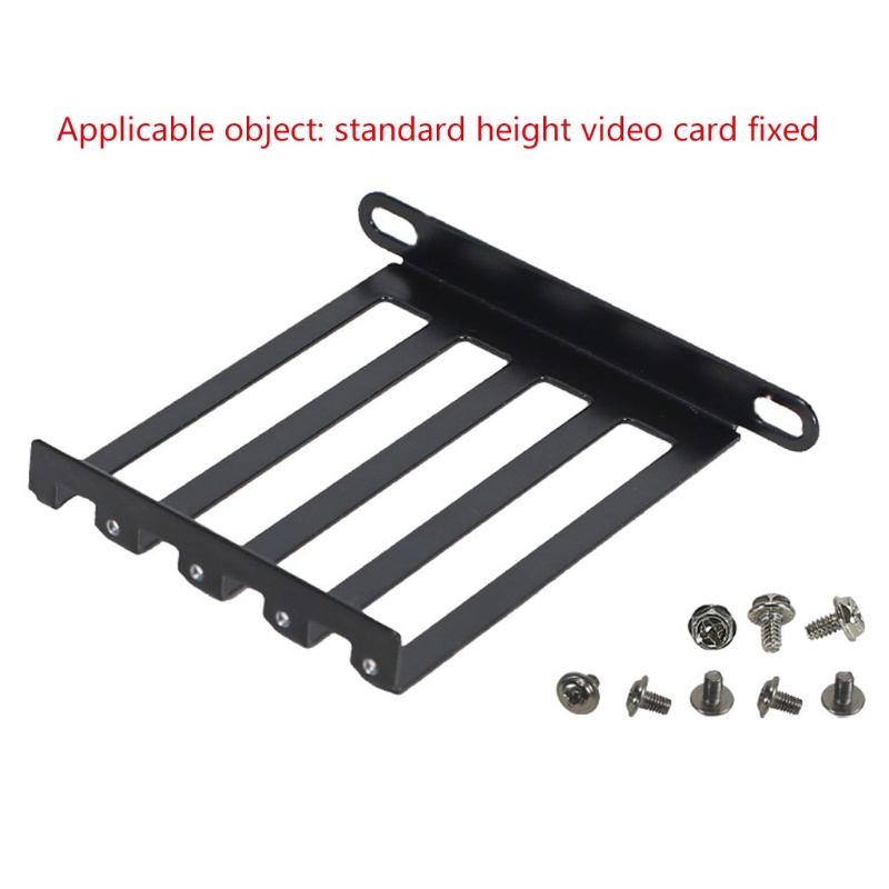 Btsg Metal Graphics VGA Card Bracket Holder Sisi Diubah Komputer Pendingin Cooling Radiator Support