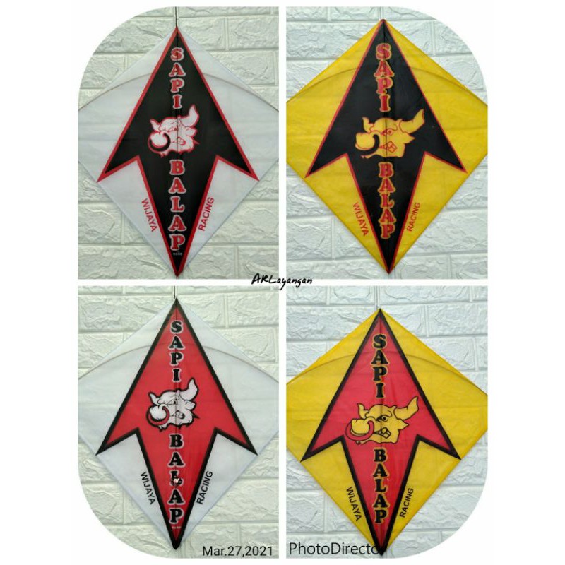 Layangan Sukoi Sapi Balap