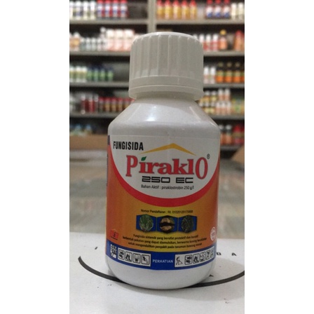 Fungisida Piraklo 100ml-250ml Fungisida sistemik kontak, anti patek, jamur ,embun daun, embun tepung, jamur trotol, antracol, mancoban, mancozeb, dimetomorf, piraklostrobin, detacide