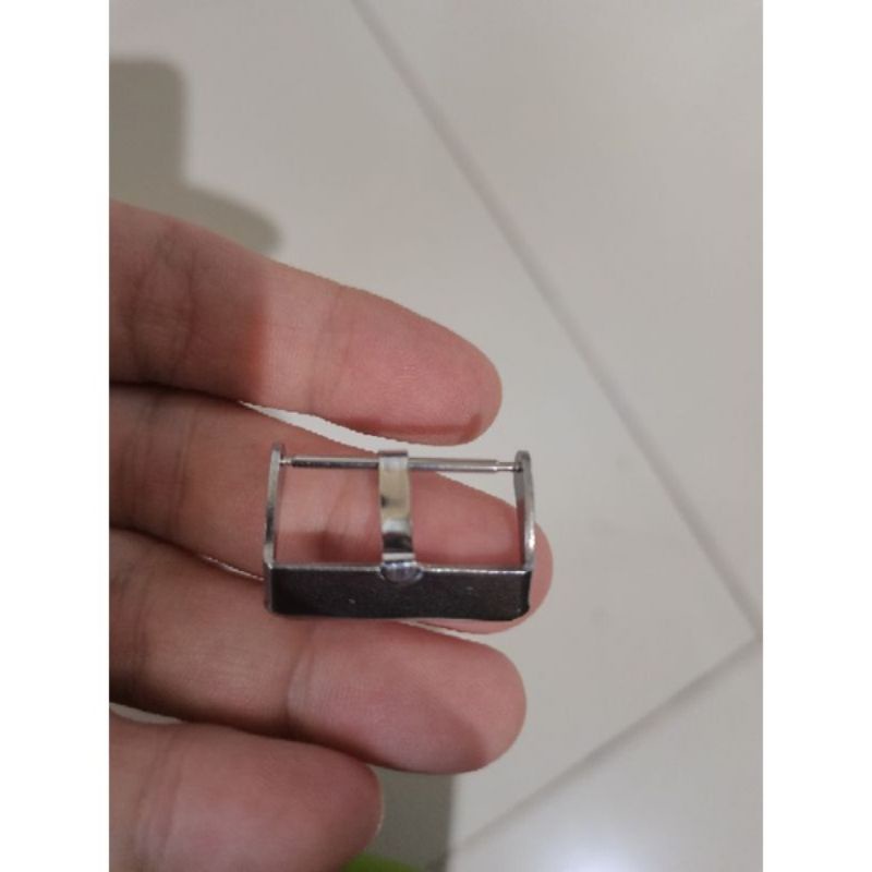 Buckle Pengait Jam Tangan Stainless Steel Silver UK 12mm 16mm 18mm 20mm 22mm 24mm 26mm