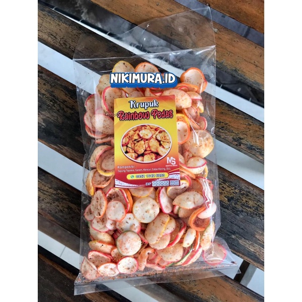 

Krupuk Rainbow Pedas 200gr